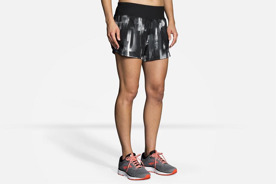 Brooks Chaser 5 Women Running Clothes & Running Short Black VJM584106